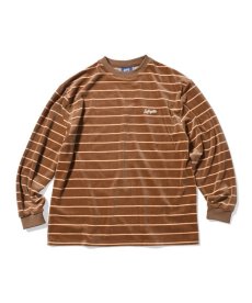 画像3: 【20%OFF】LFYT(ラファイエット) / MULTI STRIPED VELOUR L/S TEE (3)