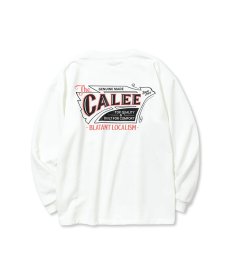 画像5: CALEE(キャリー) / AEROKNOT OLD SIGN BOARD L/S SW TEE ＜NATURALLY PAINT DESIGN＞ (5)