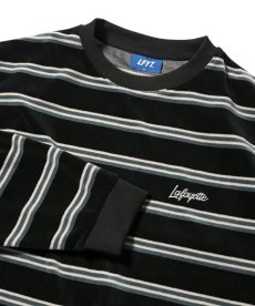 画像6: 【20%OFF】LFYT(ラファイエット) / MULTI STRIPED VELOUR L/S TEE (6)