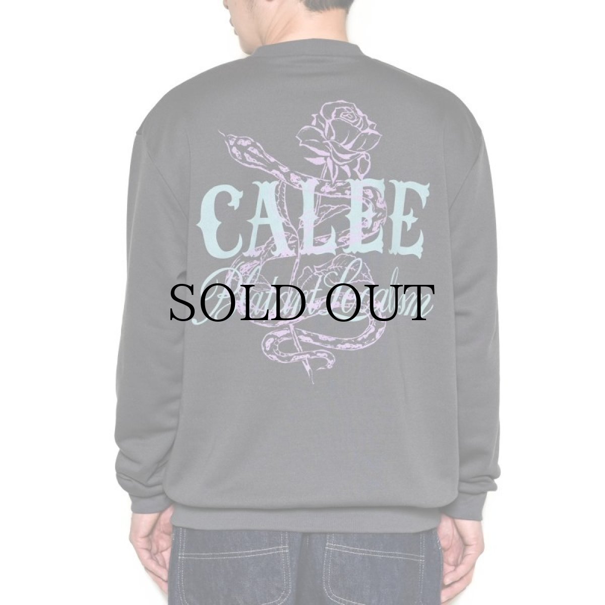 画像10: CALEE(キャリー) / AEROKNOT PERMANENT CREW NECK SW ＜NATURALLY PAINT DESIGN＞ (10)