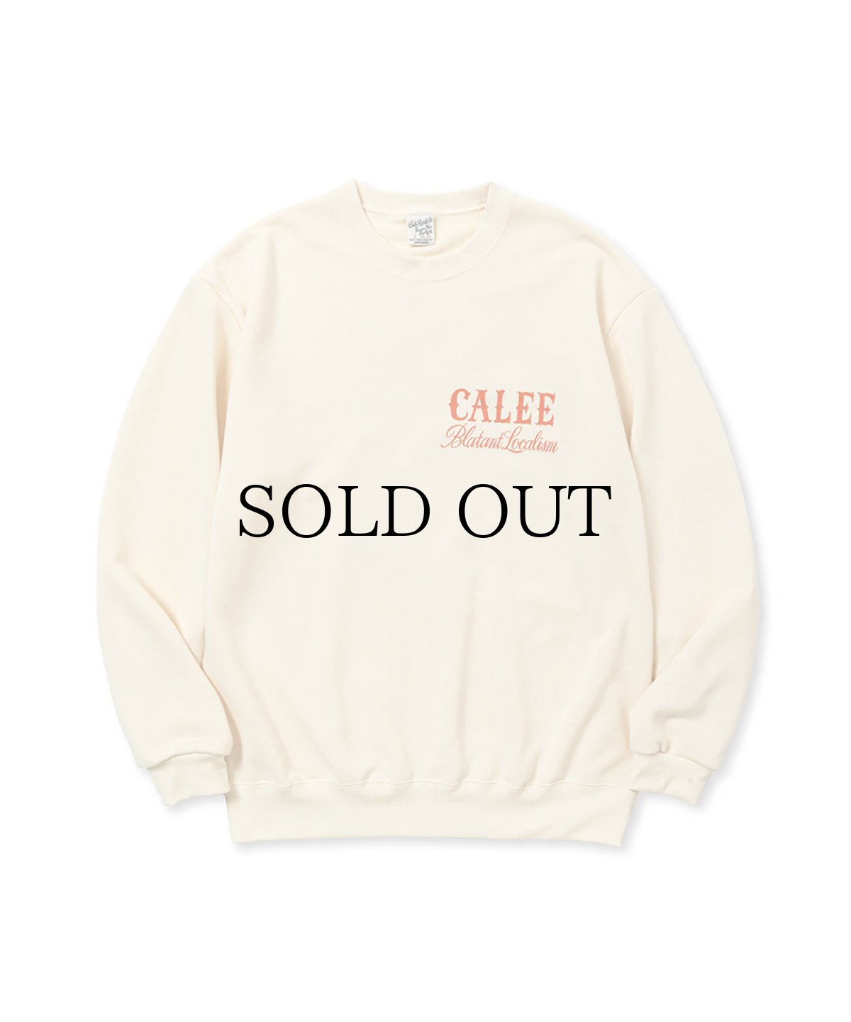 画像6: CALEE(キャリー) / AEROKNOT PERMANENT CREW NECK SW ＜NATURALLY PAINT DESIGN＞ (6)