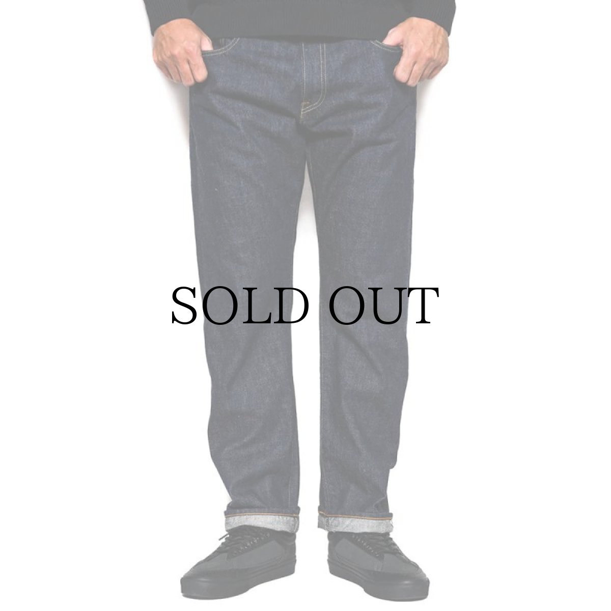 画像8: CALEE(キャリー) / VINTAGE REPRODUCT TAPERED DENIM PANTS <OW> (8)