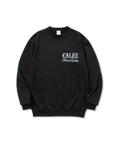 画像2: CALEE(キャリー) / AEROKNOT PERMANENT CREW NECK SW ＜NATURALLY PAINT DESIGN＞ (2)