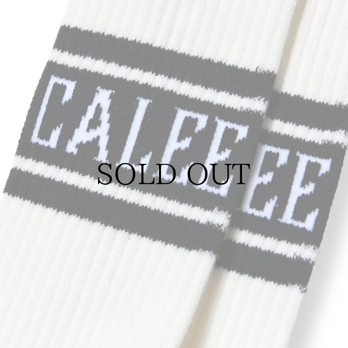 画像4: CALEE(キャリー) / JACQUARD PILE LINE SOCKS (4)