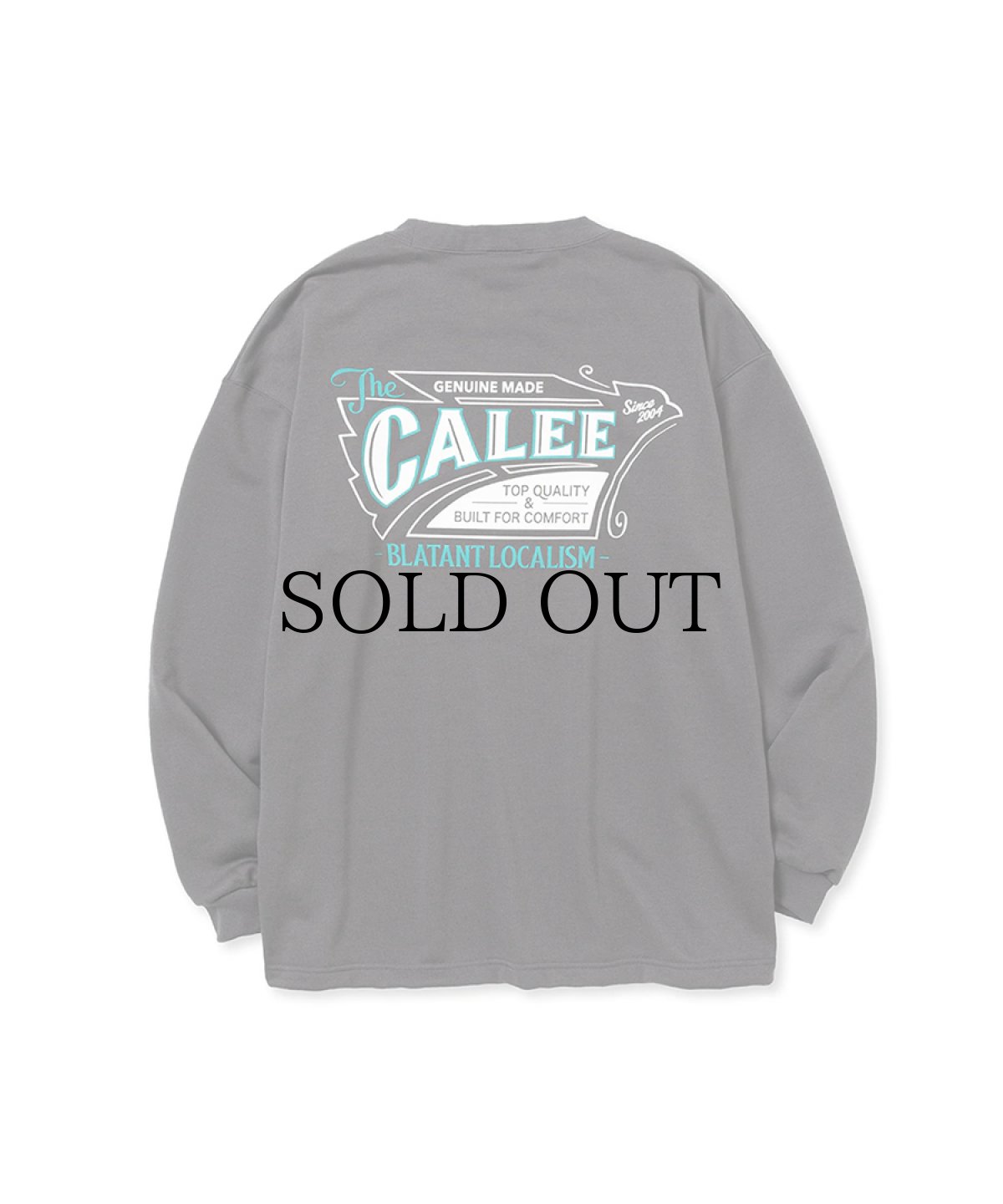画像1: CALEE(キャリー) / AEROKNOT OLD SIGN BOARD L/S SW TEE ＜NATURALLY PAINT DESIGN＞ (1)