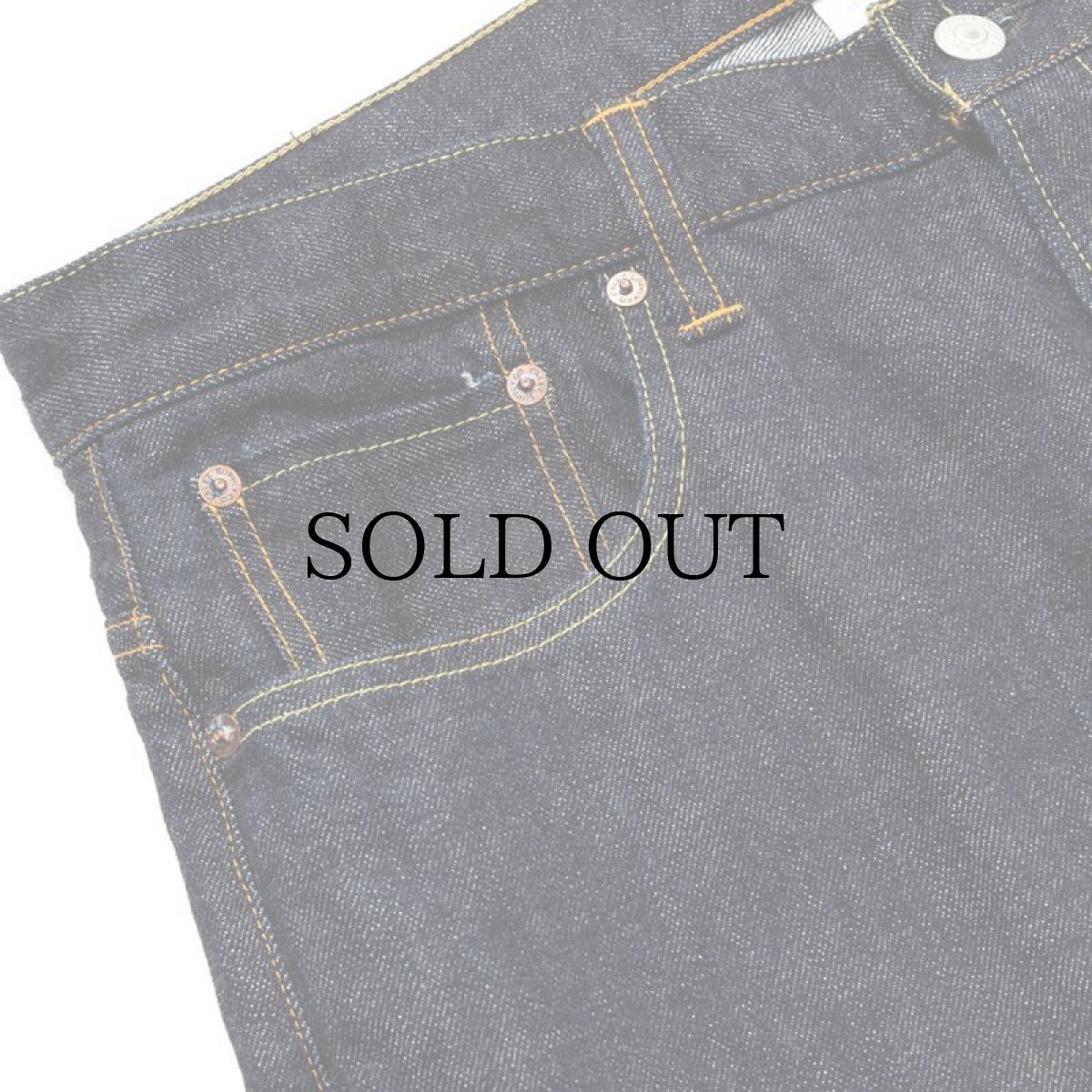 画像4: CALEE(キャリー) / VINTAGE REPRODUCT TAPERED DENIM PANTS <OW> (4)