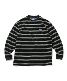 画像2: 【20%OFF】LFYT(ラファイエット) / MULTI STRIPED VELOUR L/S TEE (2)