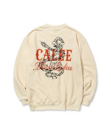 画像5: CALEE(キャリー) / AEROKNOT PERMANENT CREW NECK SW ＜NATURALLY PAINT DESIGN＞ (5)