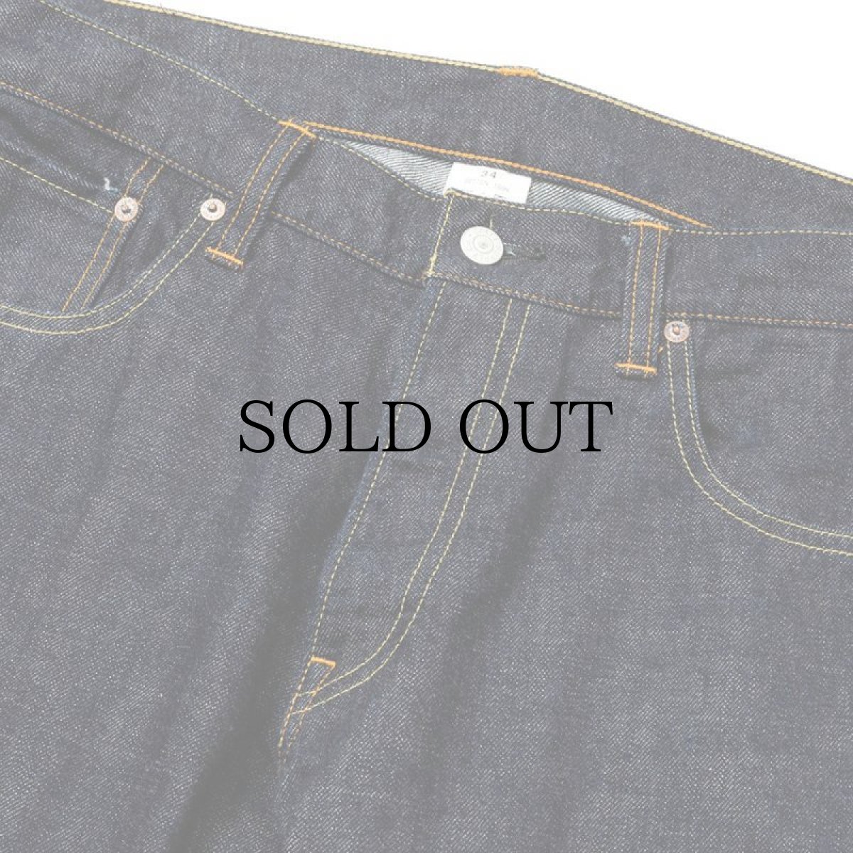 画像3: CALEE(キャリー) / VINTAGE REPRODUCT TAPERED DENIM PANTS <OW> (3)