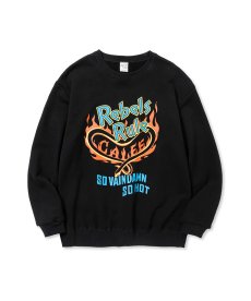 画像1: CALEE(キャリー) / "REBELS RULE" CREW NECK SW ＜NATURALLY PAINT DESIGN＞ (1)