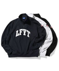 画像1: LFYT(ラファイエット) / LFYT ARCH LOGO HALF ZIP SWEAT (1)