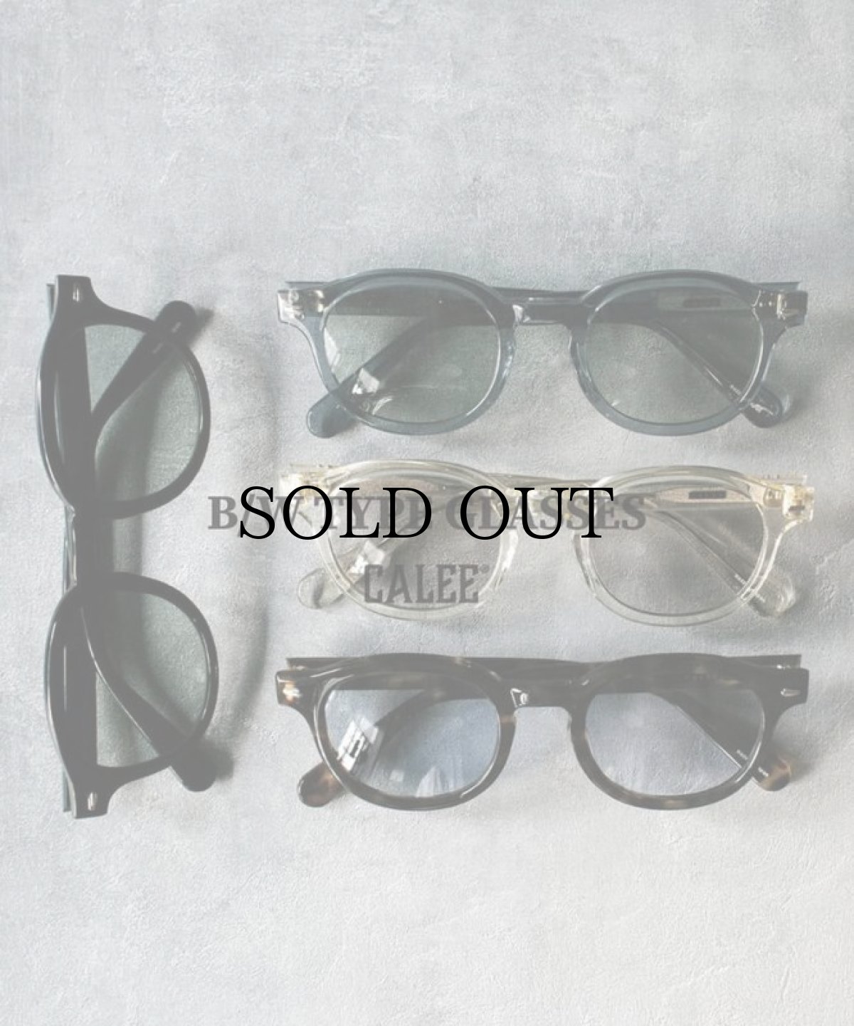 画像10: CALEE(キャリー) / B/W TYPE GLASSES (10)