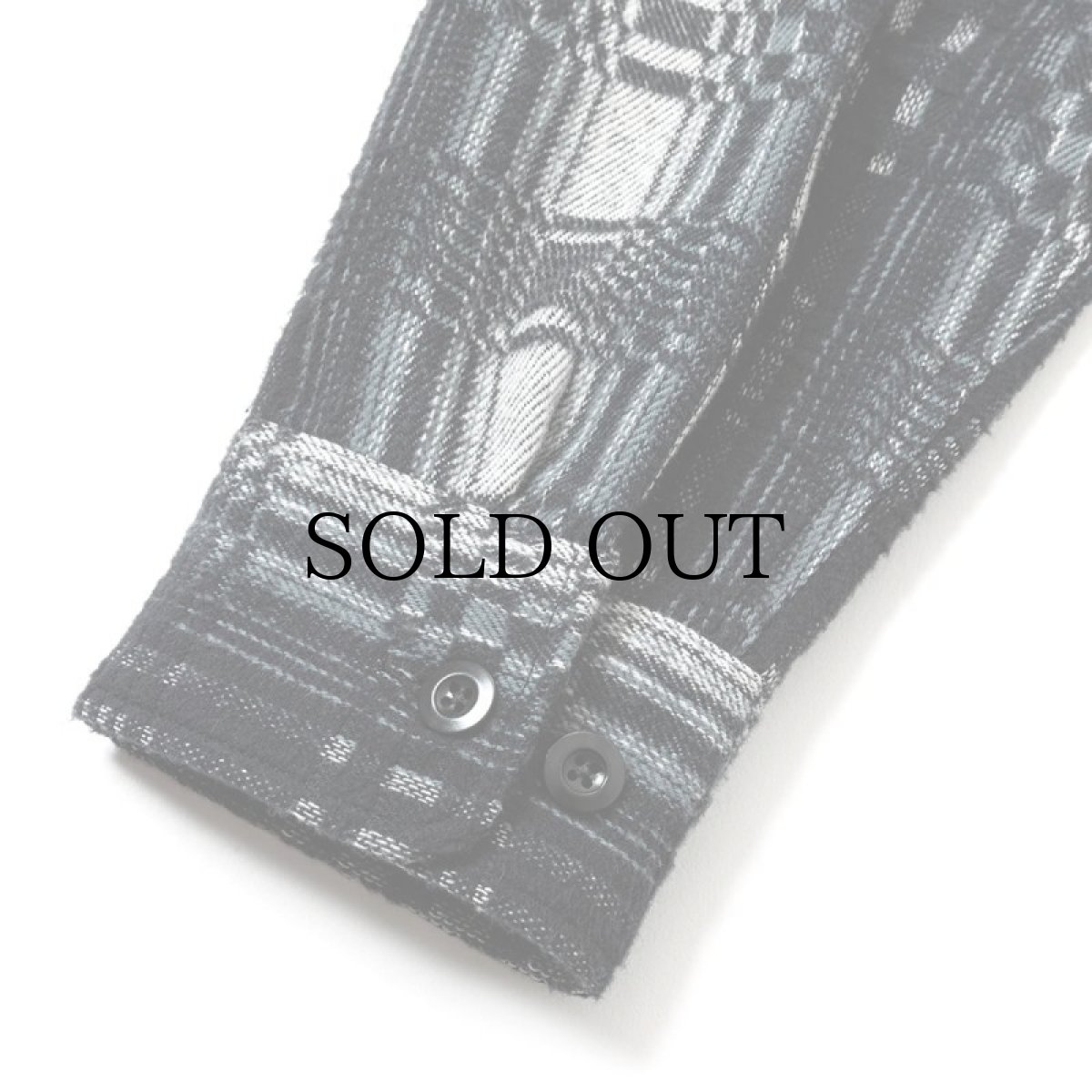 画像7: CALEE(キャリー) / O/S DOBBY CHECK BAND COLLAR SH (7)