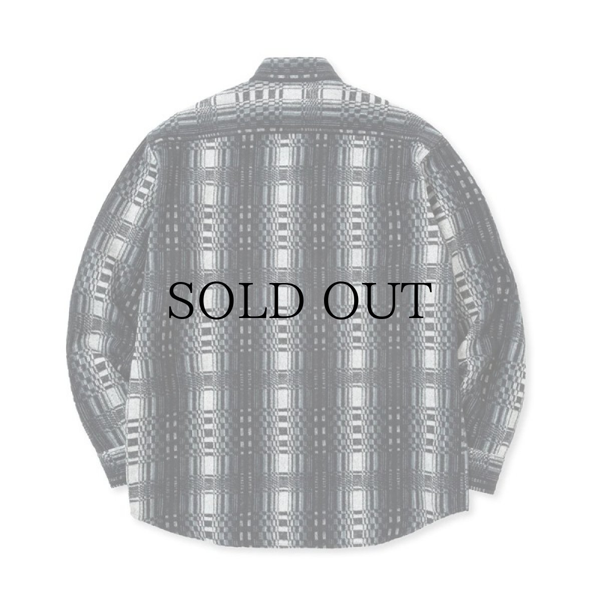 画像3: CALEE(キャリー) / O/S DOBBY CHECK BAND COLLAR SH (3)