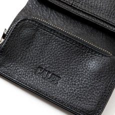 画像6: CALEE(キャリー) / PLANE LEATHER FLAP HALF WALLET ＜STUDS CHARM＞ (6)