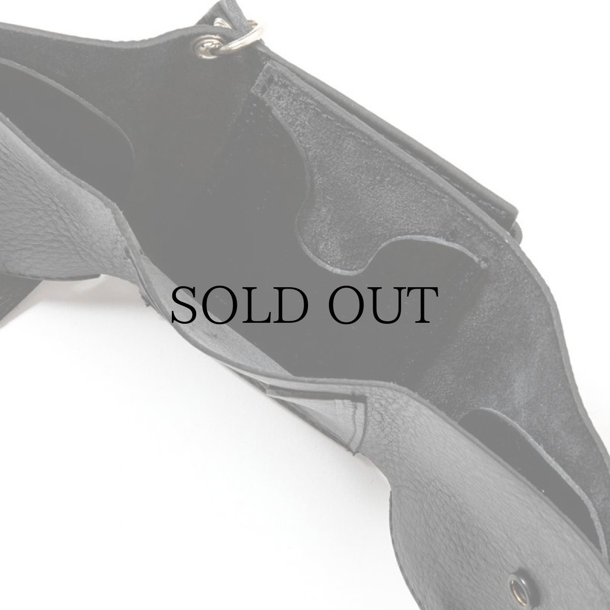 画像6: CALEE(キャリー) / PLANE LEATHER MULTI WALLET <STUDS CHARM> (6)