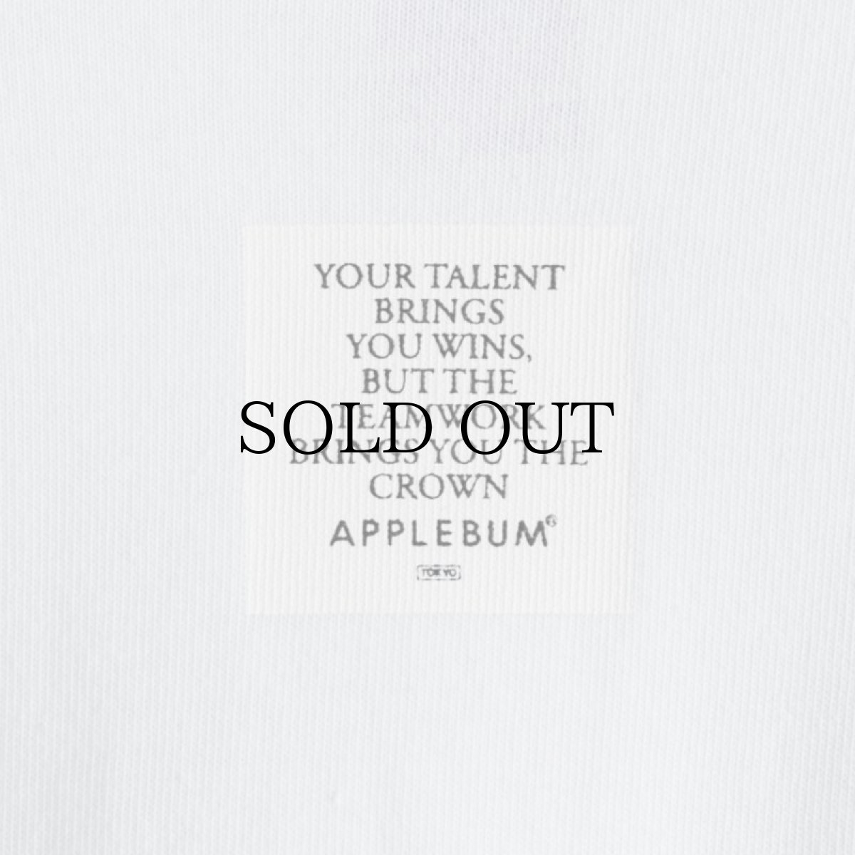 画像7: APPLEBUM(アップルバム) / "FROM THE STRICTLY UNDERGROUND 東京" 其の三 L/S T-SHIRT (7)