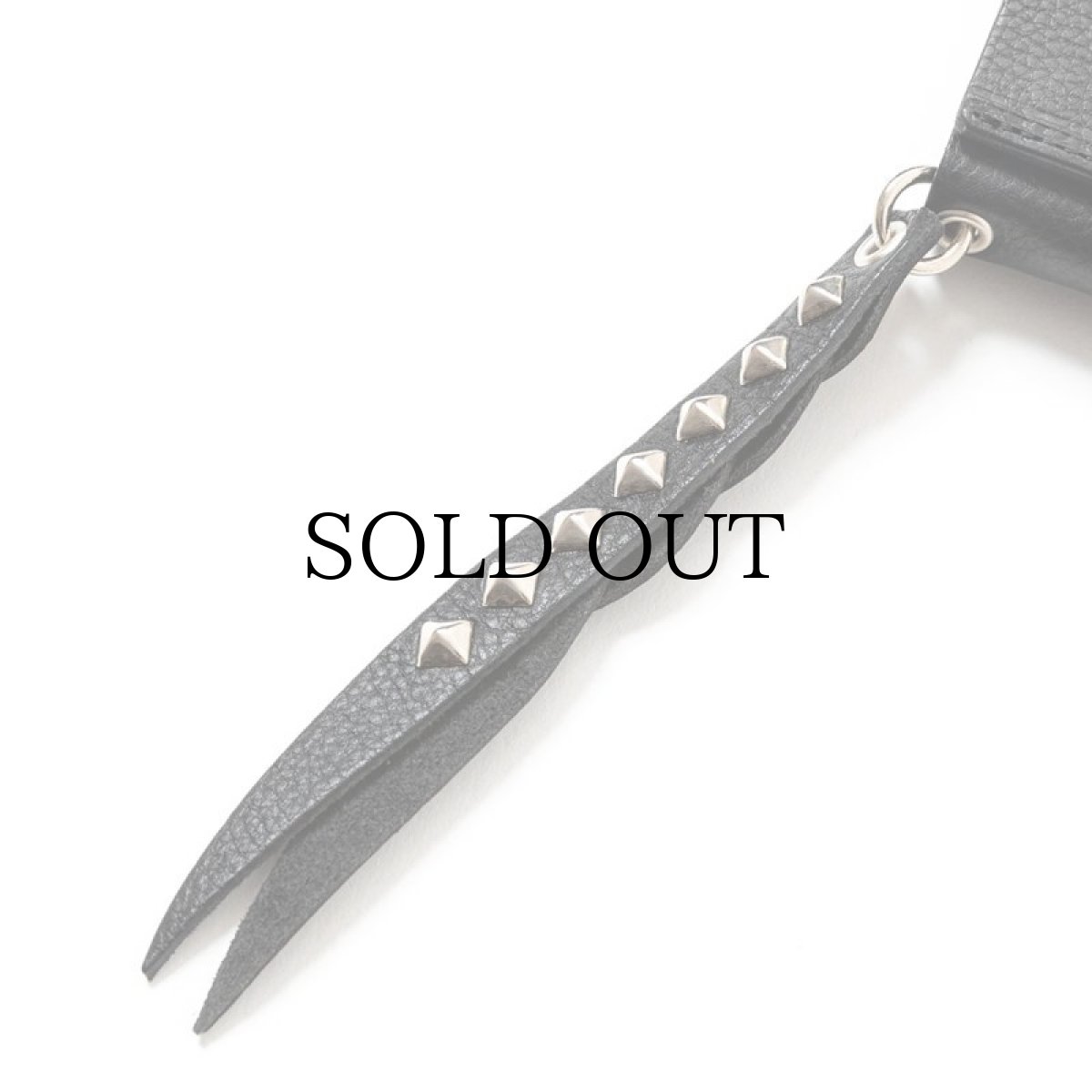 画像3: CALEE(キャリー) / PLANE LEATHER MULTI WALLET <STUDS CHARM> (3)