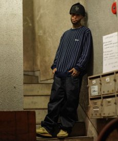 画像12: LFYT(ラファイエット) / PINSTRIPE COTTON SWEATER (12)