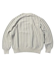 画像4: LFYT(ラファイエット) / PINSTRIPE COTTON SWEATER (4)