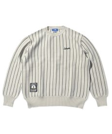 画像2: LFYT(ラファイエット) / PINSTRIPE COTTON SWEATER (2)