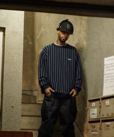 画像14: LFYT(ラファイエット) / PINSTRIPE COTTON SWEATER (14)