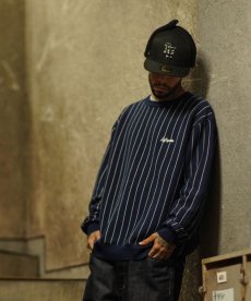 画像11: LFYT(ラファイエット) / PINSTRIPE COTTON SWEATER (11)