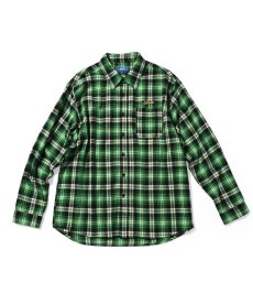 画像4: 【30%OFF】LFYT(ラファイエット) / SCRIPT LOGO PLAID FLANNEL SHIRT	 (4)