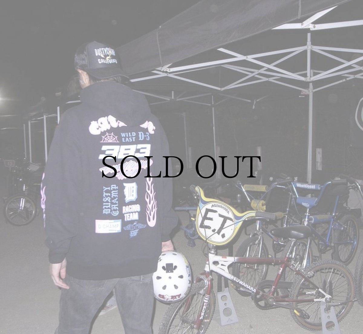 画像3: HIDEANDSEEK(ハイドアンドシーク) / DUSTYCHAMP Flame Hooded Sweat Shirt (3)