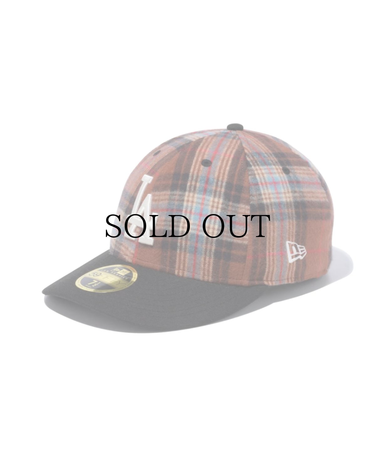 画像1: NEW ERA / LP 59FIFTY MLB Plaid タータンチェック ロサンゼルス・ドジャース (1)