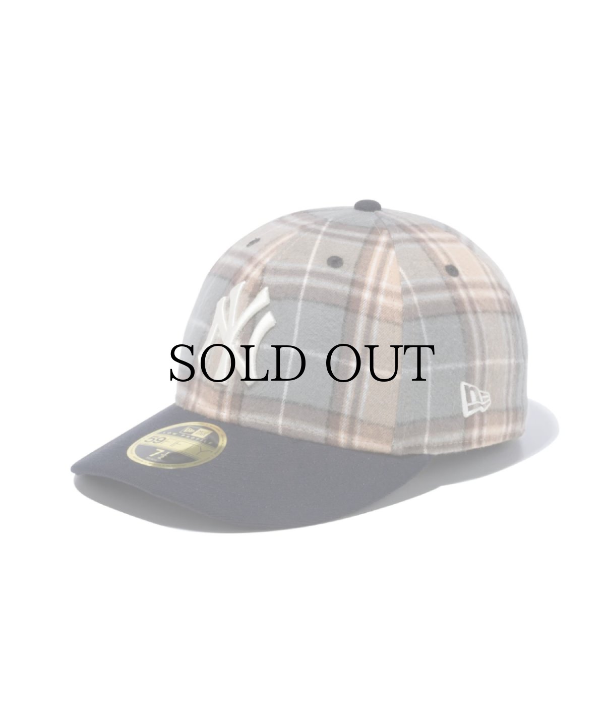画像1: NEW ERA / LP 59FIFTY MLB Plaid タータンチェック ニューヨーク・ヤンキース (1)