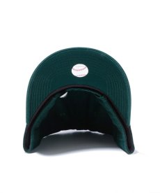 画像3: NEW ERA / 9TWENTY クロスストラップ ウォッシュドコットン ニューヨーク・ヤンキース ダークグリーン × ホワイト (3)