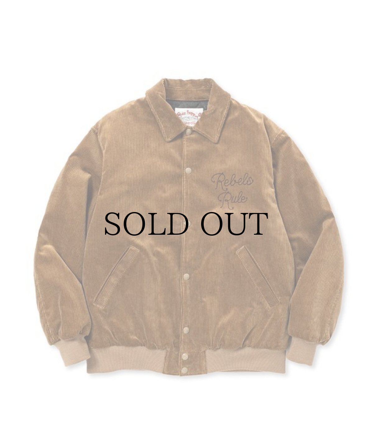 画像3: CALEE(キャリー) / EMBROIDERY CORDUROY AWARD TYPE JACKET (3)