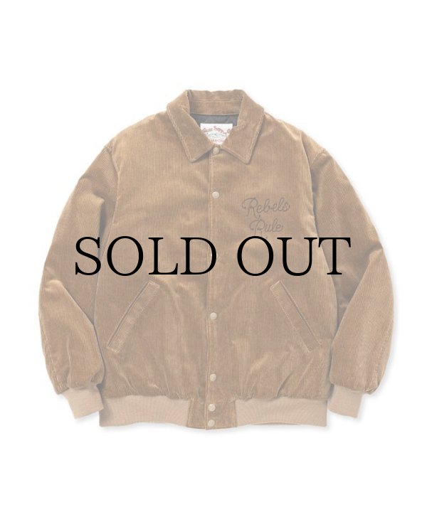 CALEE(キャリー) ジャケット EMBROIDERY CORDUROY AWARD TYPE JACKET