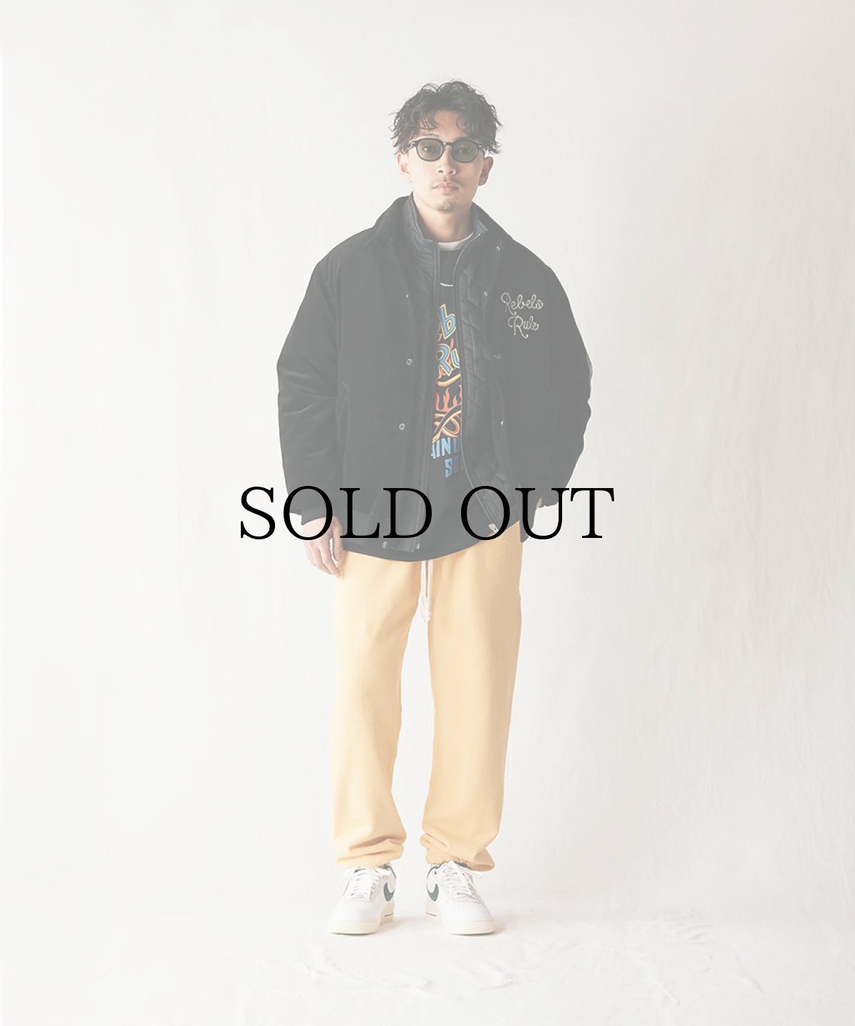 画像12: CALEE(キャリー) / EMBROIDERY CORDUROY AWARD TYPE JACKET (12)