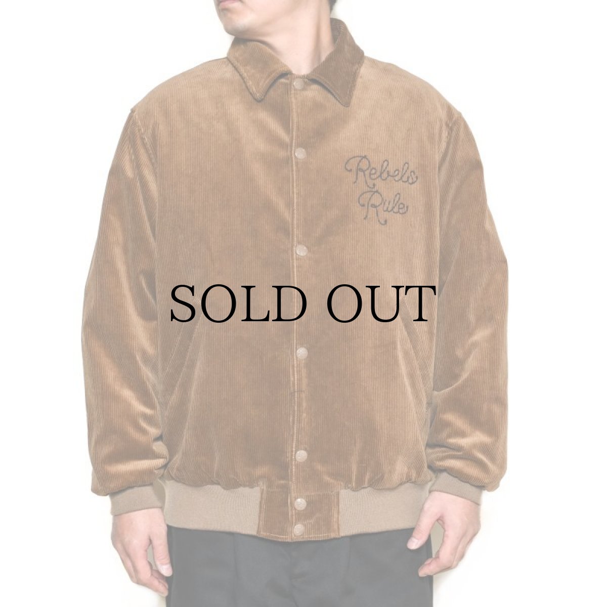 画像11: CALEE(キャリー) / EMBROIDERY CORDUROY AWARD TYPE JACKET (11)