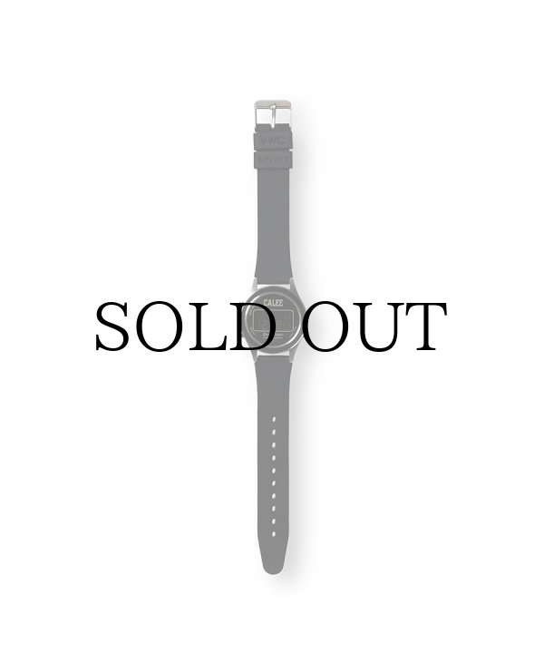 CALEE VAGUEWATCHCO. コラボ　腕時計　カーキ　キャリー CALEE(キャリー) 腕時計 ×VAGUE WATCH CO. SPORT TYPE DIGITAL