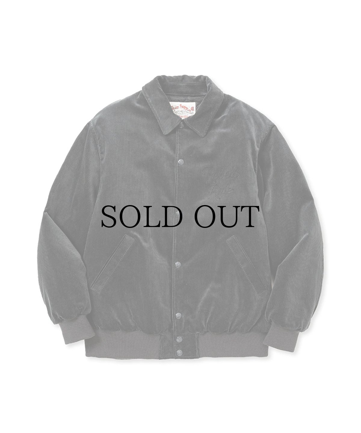 画像2: CALEE(キャリー) / EMBROIDERY CORDUROY AWARD TYPE JACKET (2)