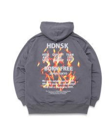 画像4: HIDEANDSEEK(ハイドアンドシーク) / Flame Hooded Sweat Shirt (4)