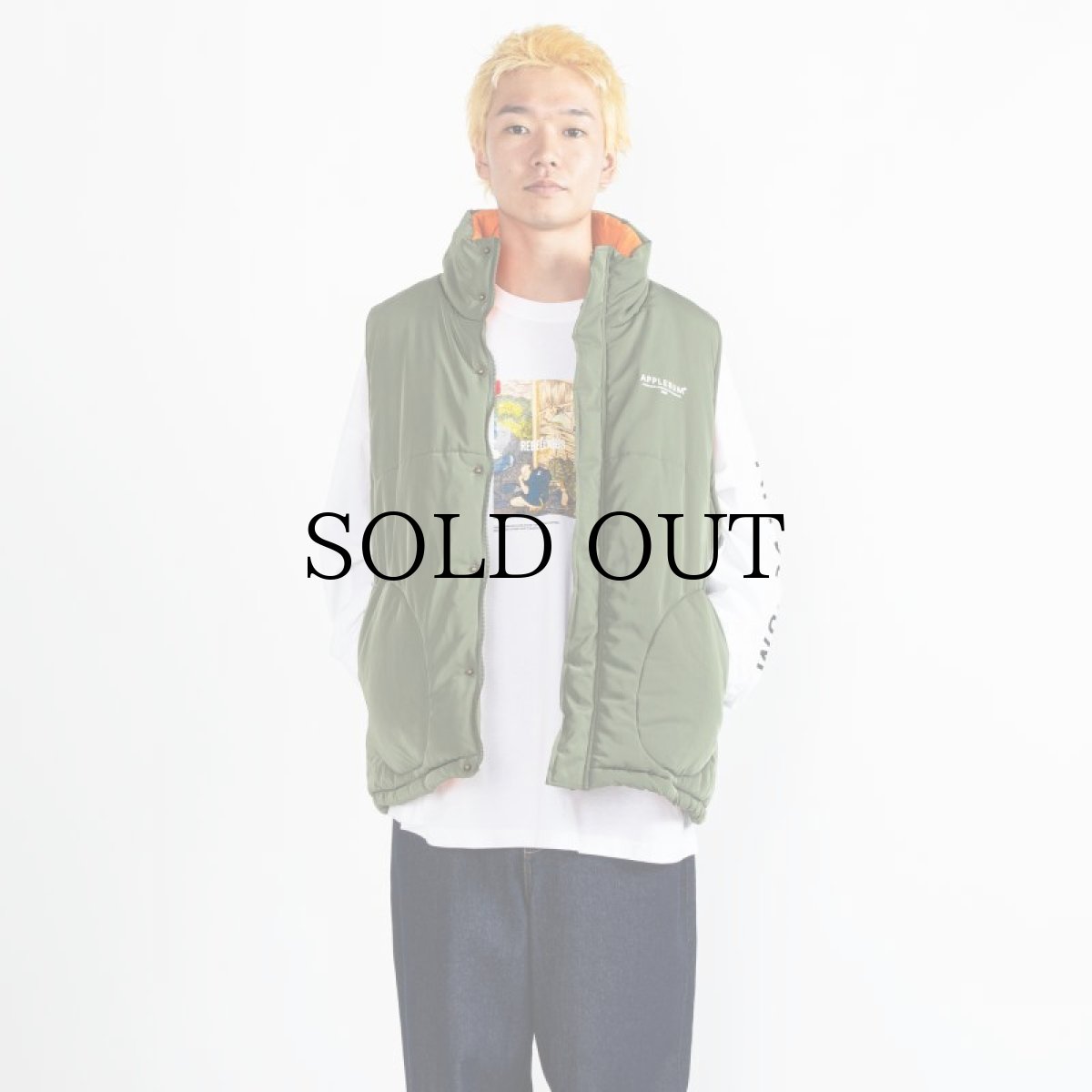 画像19: APPLEBUM(アップルバム) / MILITARY INNERCOTTON VEST (19)