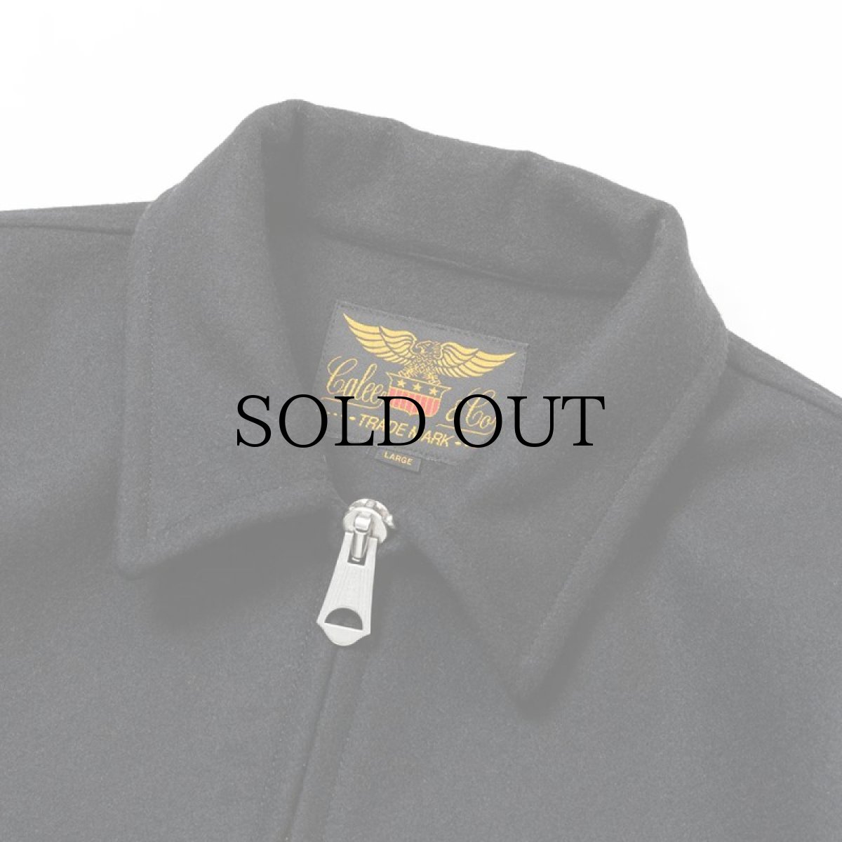 画像3: CALEE(キャリー) / MELTON WOOL SPORTS TYPE JACKET ＜REBELS RULE＞ (3)