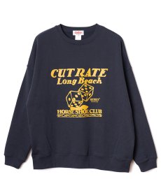 画像2: CUTRATE(カットレイト) / ×VENICE8 COFFEE HOUSE DICE DROP CREW NECK SWEAT (2)