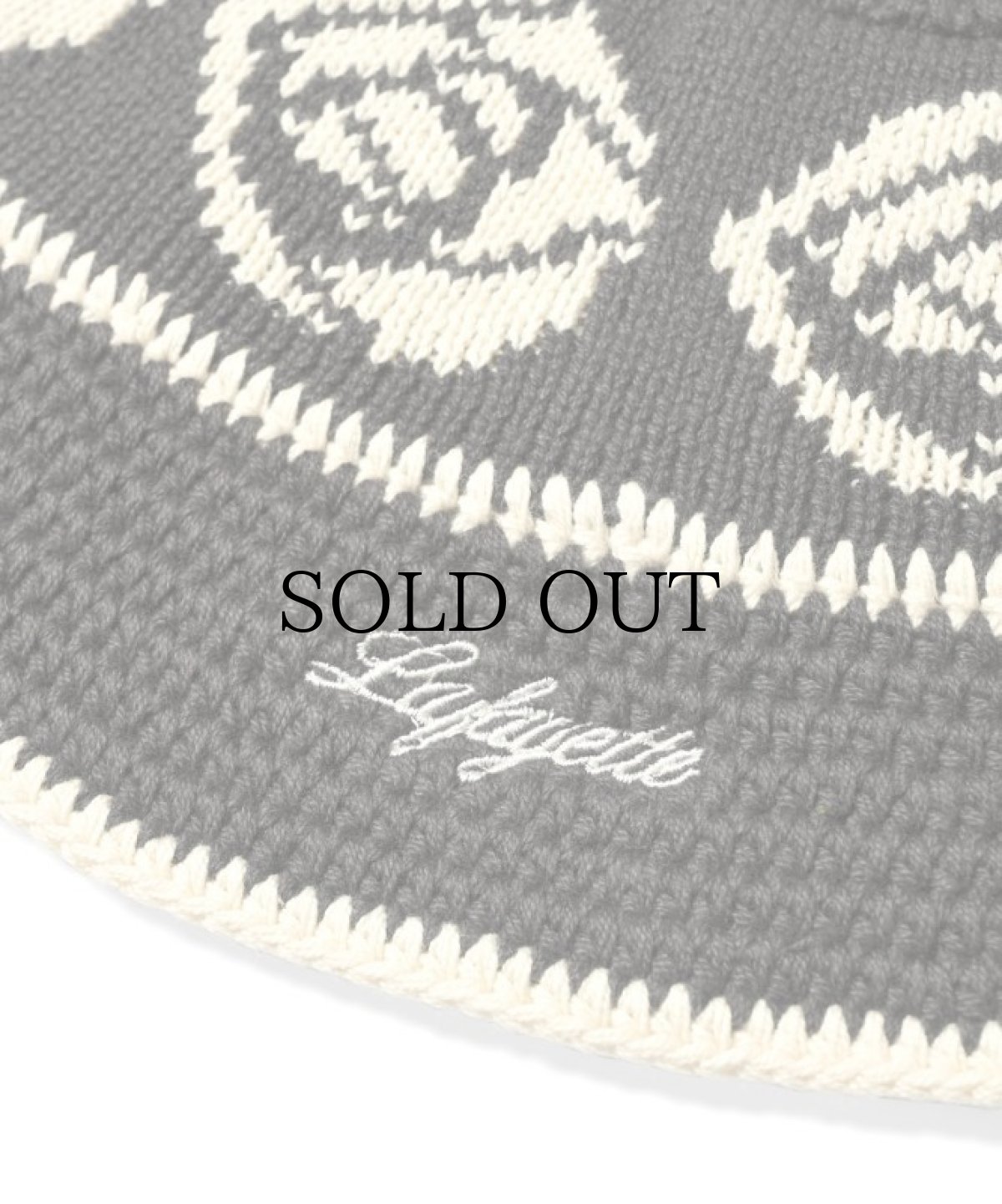 画像8: 【20%OFF】LFYT(ラファイエット) / ROSE KNIT BUCKET HAT (8)