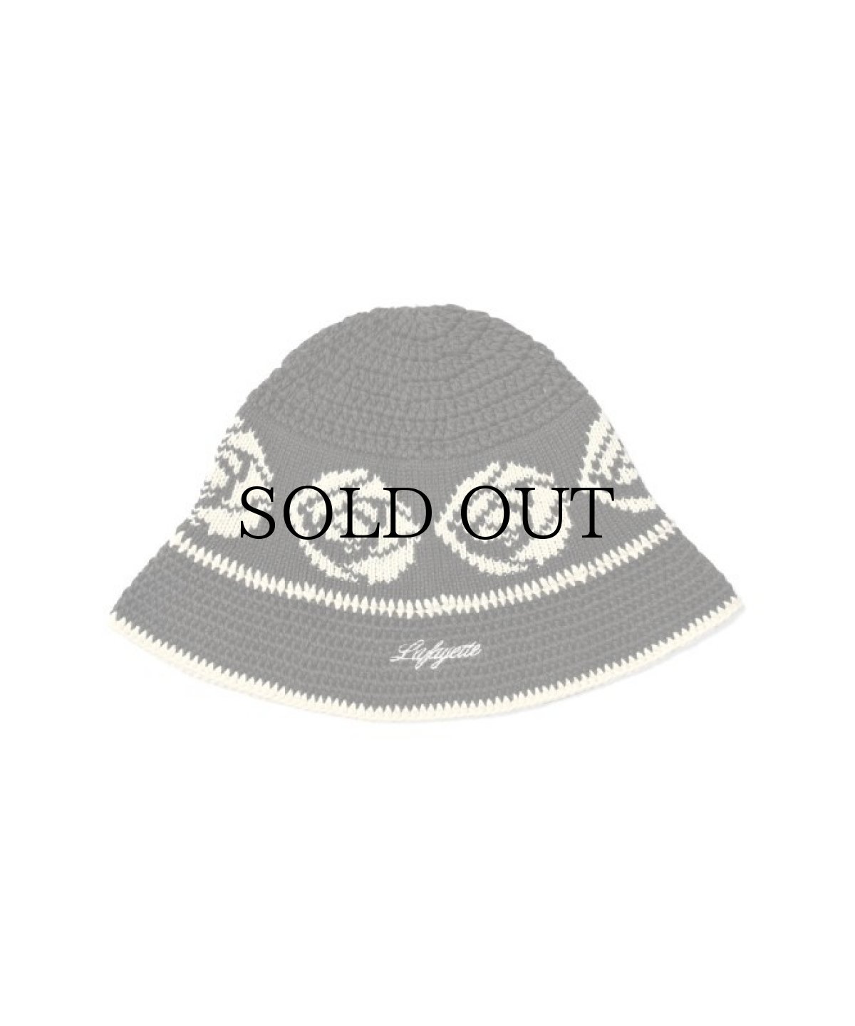 画像2: 【20%OFF】LFYT(ラファイエット) / ROSE KNIT BUCKET HAT (2)