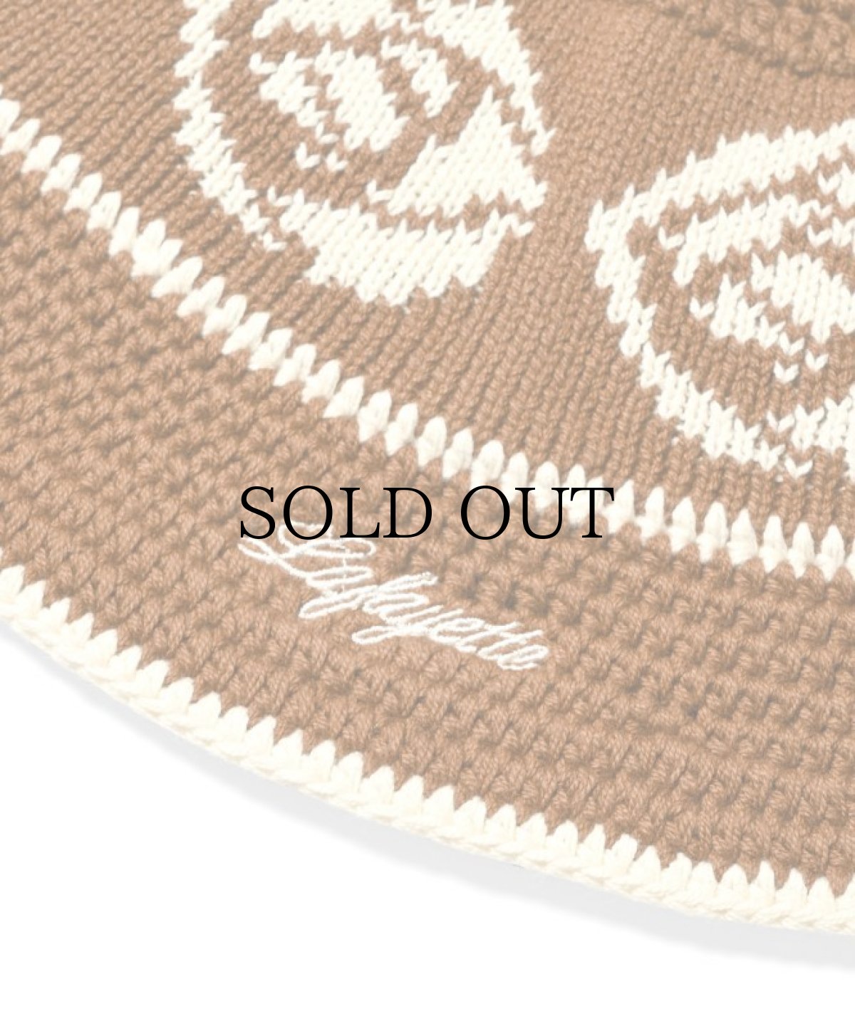 画像9: 【20%OFF】LFYT(ラファイエット) / ROSE KNIT BUCKET HAT (9)