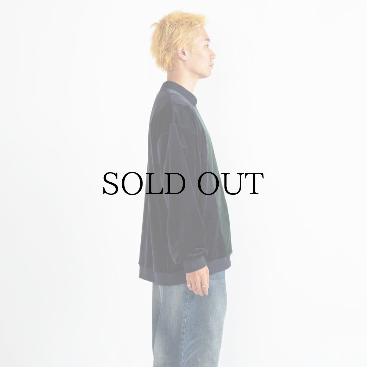 画像18: APPLEBUM(アップルバム) / VELOUR HALF ZIP (18)