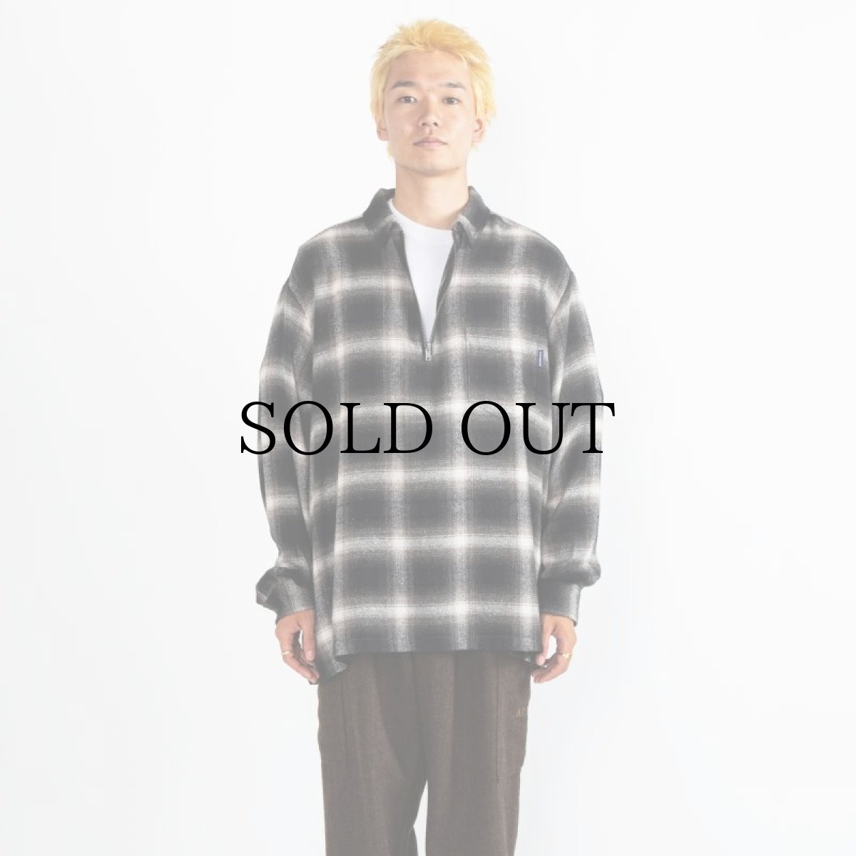 画像18: APPLEBUM(アップルバム) / L/S HALF ZIP NEL SHIRT (18)