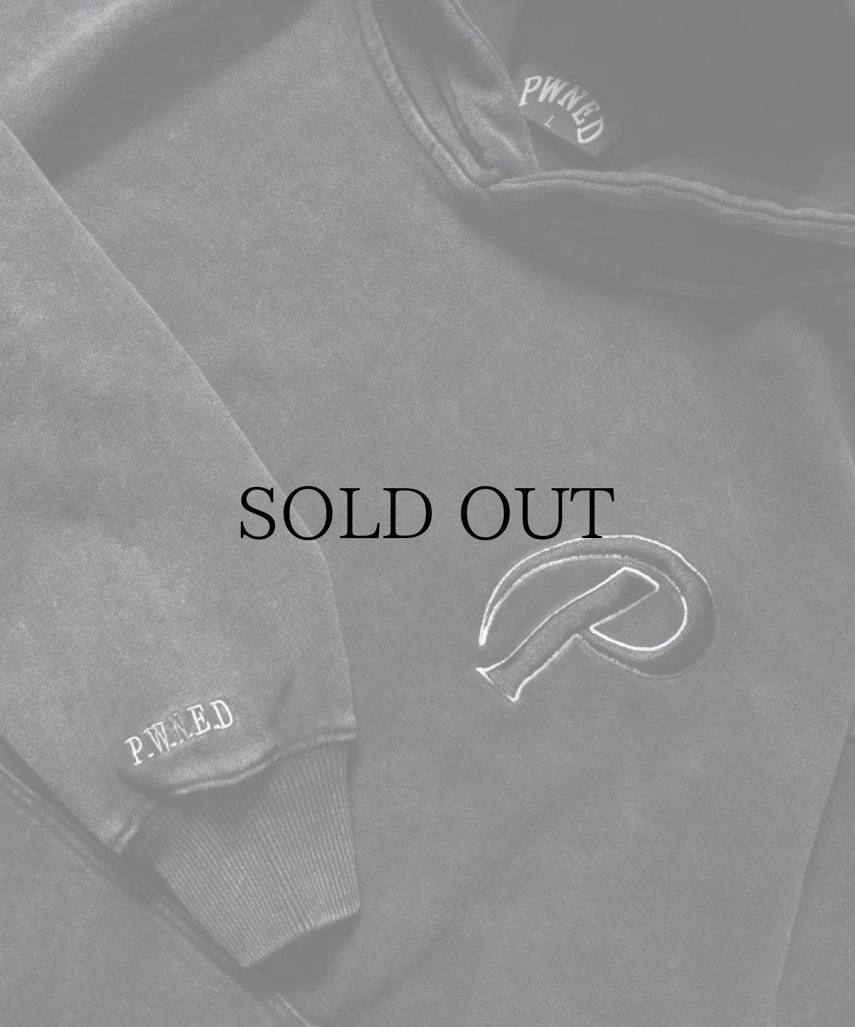 画像4: PWNED(パウンド) / ORIGIMAL BLACK WASH HOODIE (4)
