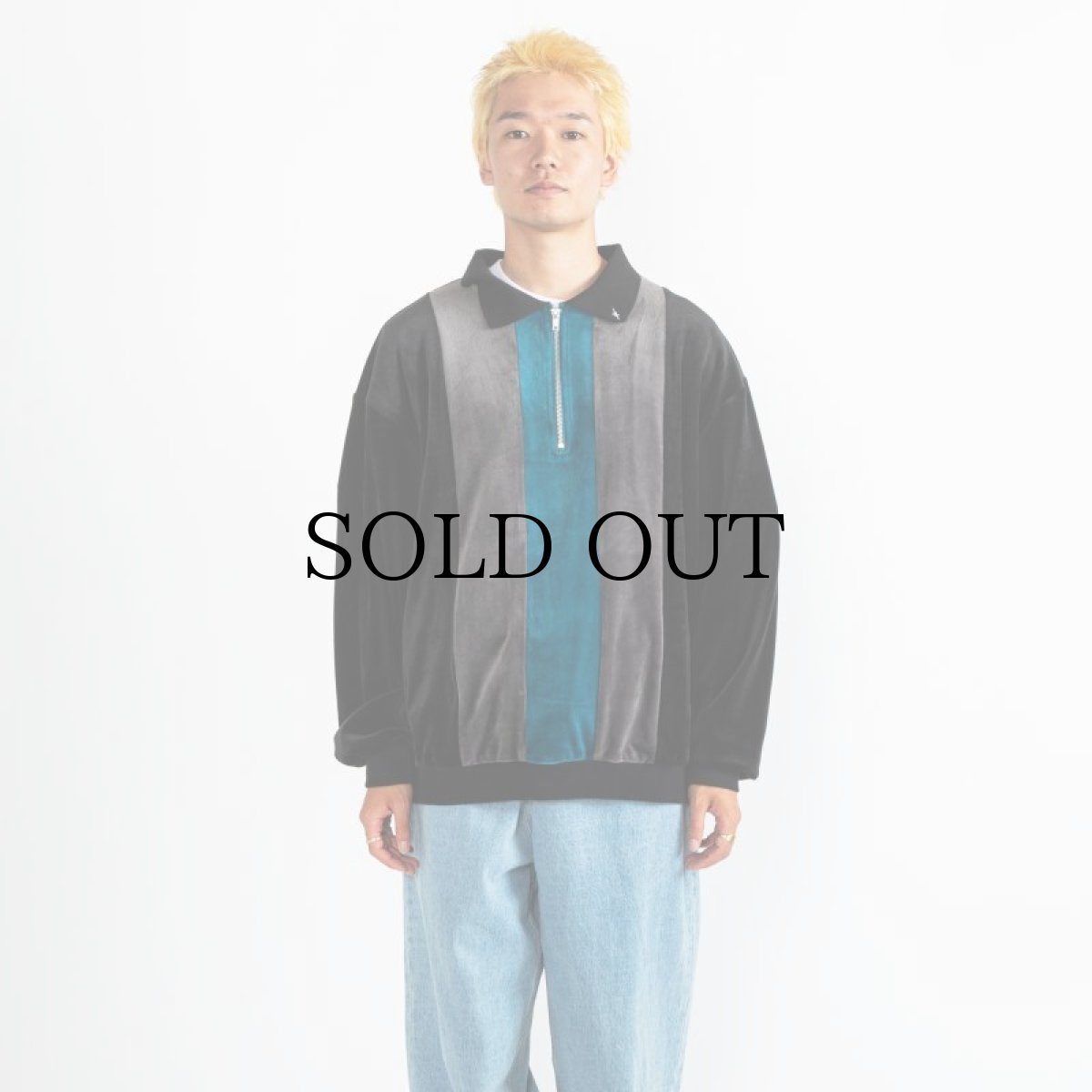 画像15: APPLEBUM(アップルバム) / VELOUR HALF ZIP (15)