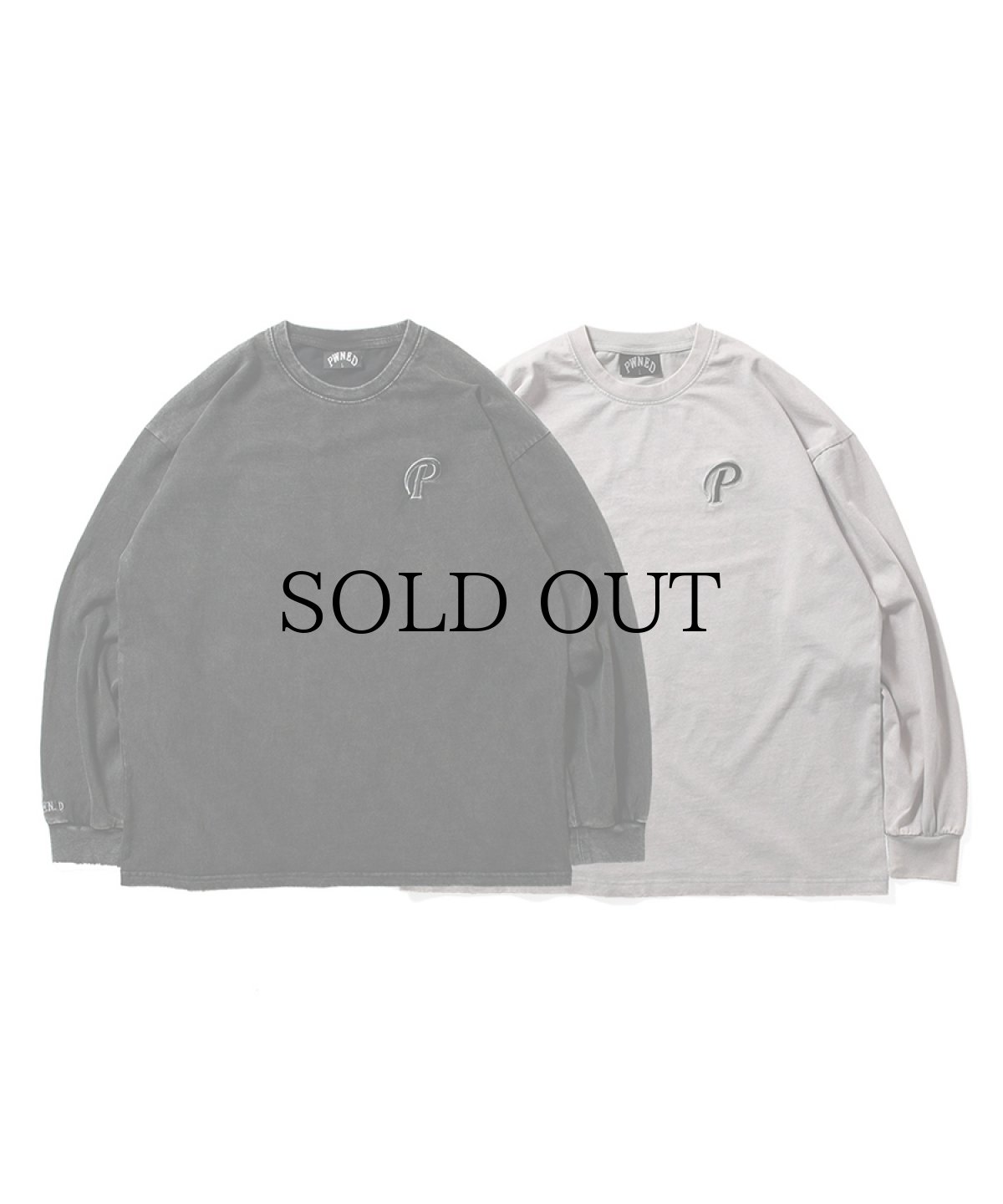 画像1: PWNED(パウンド) / ORIGINAL WASH HEAVY L/S TEE (1)